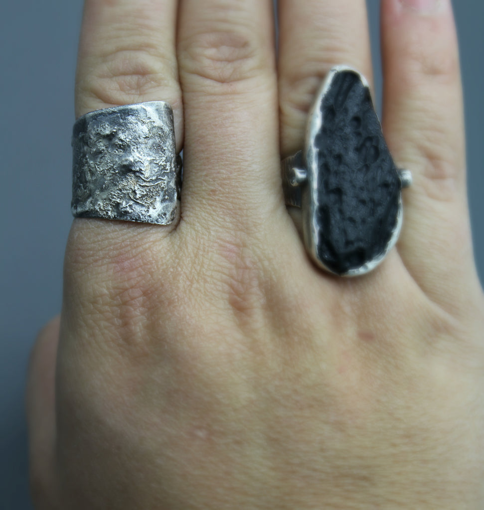 Silver Reticulation Wrap Ring – Ashley Lozano Jewelry