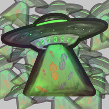 "The S Thing" Holographic UFO Sticker